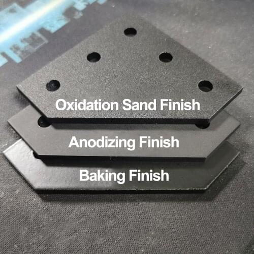 4 10pcs 5 Holes Black 90 Degree Joint Board Plate Corner Angle Bracket Connection Joint Strip for Aluminum Profile 2020