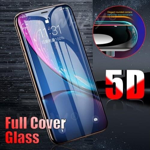 5D Tempered Glass For Xiaomi Poco X3 NFC X2 Mi 10T Lite 9T Pro Cover Glass For Xiomi Redmi 20 Pro Poco X3 Screen Protector fime