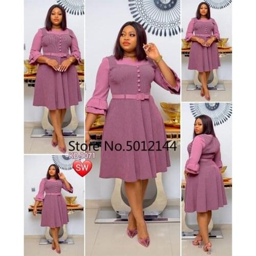 African Dresses for Women Spring and Summer African Women Long Sleeve Polyester Dress African Clothes Women