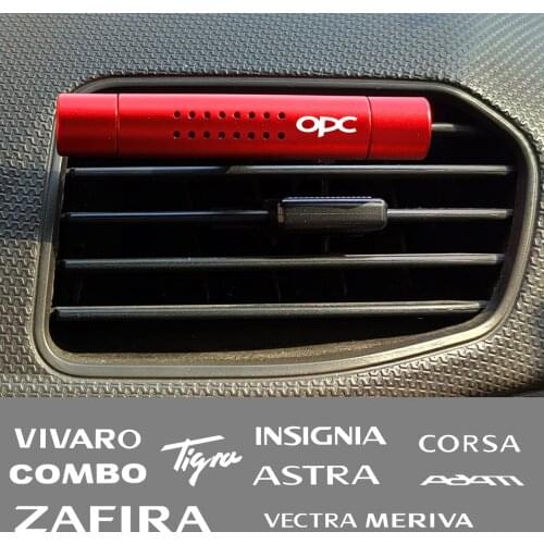 Car Aromatherapy FOR OPEL TIGRA VECTRA OPC MOKKA INSIGNIA CORSA ASTRA GT ADAM Car Air Freshener Outlet Aromatherapy Clip Sticks