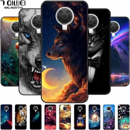 For Nokia G20 Case Black Bumper Soft TPU Silicone Cartoon Back Cover for Nokia G10 Phone Cases TPU Coque for NokiaG20 G 10 2021