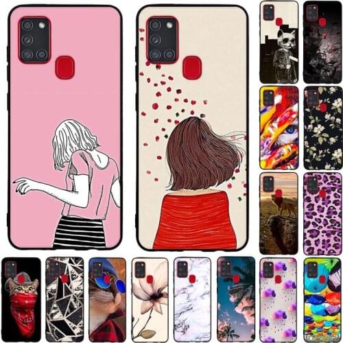 A Cover For Samsung A21S Case Silicone Soft Phone Case for Samsung Galaxy A21S Case Protective Bumper for Samsung A 21S 6.5 inch