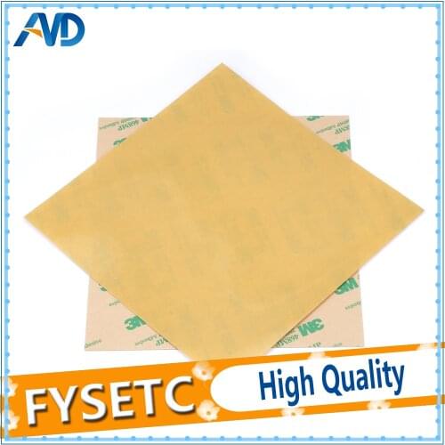 3D Printer Parts Cold PEI Frosted 3D Print Build Surface Polyetherimide Cold PEI Sheet 0.3mm Thickness With 3M 468MP Adhesive