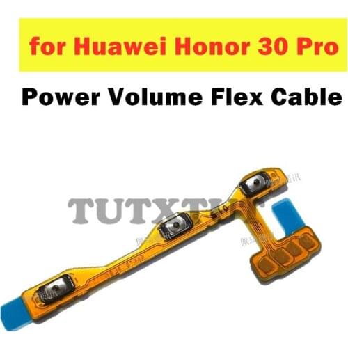 For Huawei Honor 30 Pro Power Volume Flex Cable ON OFF Side Button Switch Flex Cable Replacement Repair Spare Parts