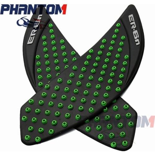 For Kawasaki ER6N ER-6N 2006 2007 2008 2009 2010-2015 Protector Anti slip Tank Pad Sticker Gas Knee Grip Traction Side 3M Decal
