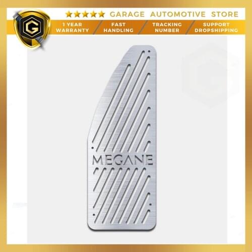For Renault Megane 4 Stainless Steel Chrome Accessories Foot Rest Pedal-2015-2019