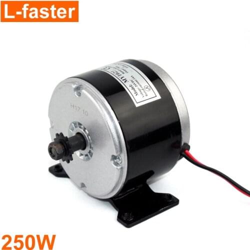 24V 250W Electric Scooter Motor Electric Bicycle DIY 250W Motor Engine High Speed MOTOR 11 Tooth 6mm Chain Sprocket