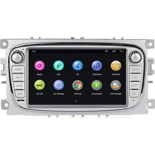 HD 2G RAM RDS 7'' Android Car Radio Multimedia GPS for FORD Focus 2 II Mondeo S-MAX C-MAX BT Naviagtion Player Audio No DVD 2DIN