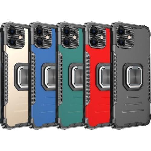 Magnetic Car Stand Ring Phone Case For HuaWei Y5 Y6 Y7 Y6S Y9A Y9S Y7P Y8A Nove 4E 7I 6 SE P30 Lite Shockproof Protective Case