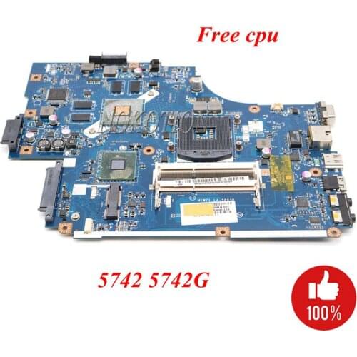 NOKOTION NEW71 LA-5893P MBR5C02001 MB.R5C02.001 For Acer aspire 5742 5742G laptop motherboard HM55 DDR3 1GB GPU Free CPU