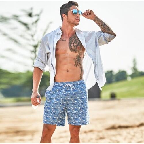 2019 summer new mans inner plus size swimwear men swimsuit swimming trunks man swimwear shorts bathing suit maillot de bain 611