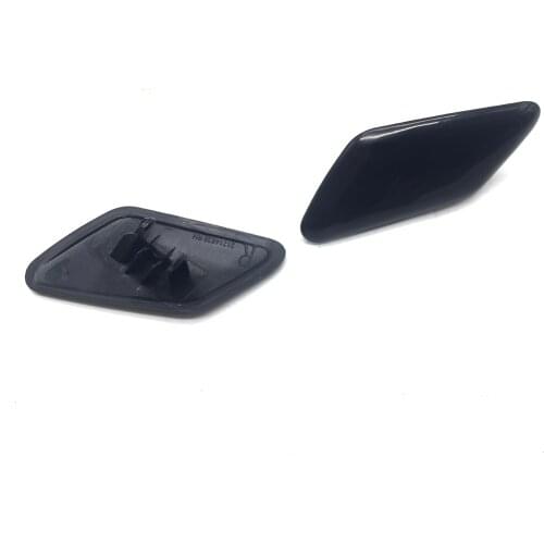 For Volvo C30 2011 2012 2013 Left Right Pair Front Bumper Headlight Washer Nozzle Cover Unpainted 39863927 39863944