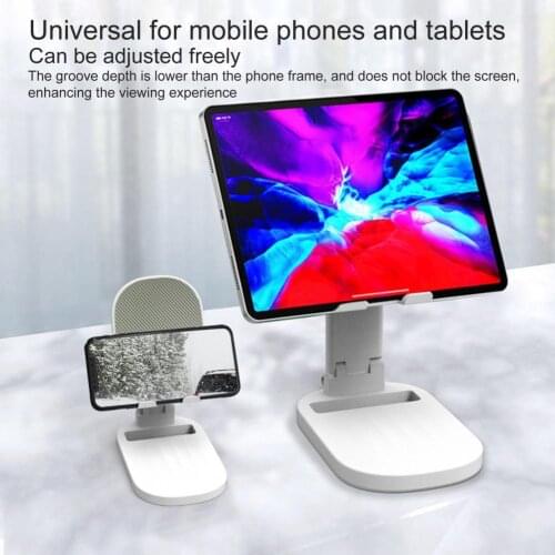 Desk Mobile Phone Holder Stand for IPhone IPad Xiaomi Huawei ABS Desktop Tablet Holder Table Cell Foldable Extend Support