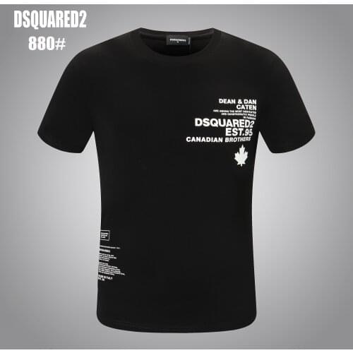 Handsome 2021 New Brand Mens Clothing O-neck Cotton Mens T-shirt Mens Casual Shirt Harajuku T-shirt Mens Streetwear DSQ2