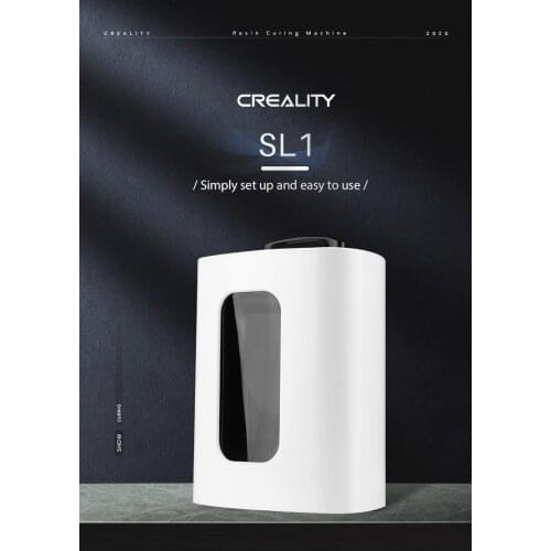 Original CRELITY 3D SL1 Resin Curing 405nm UV Resin Light Curing Box with Light Driven Turntable for LCD DLP SLA 3D Printer