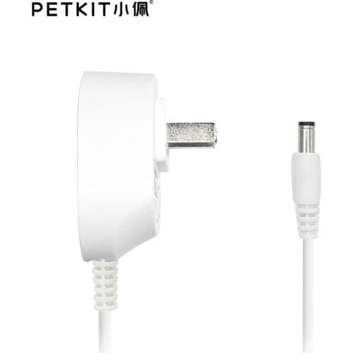 PETKIT12V White plug Power cord plug Power Adapter for Automatic cat litter box