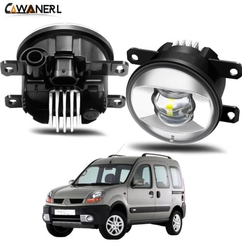 Fog Light Assembly For Renault Kangoo Grand Kangoo 2007-2015 Car H11 LED Lens Fog Lamp Daytime Running Light 30W 8000LM 12V