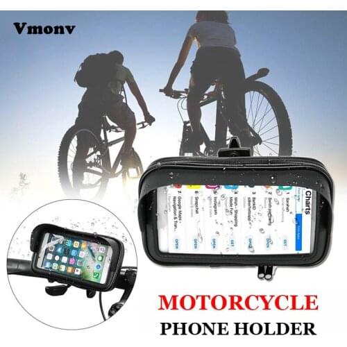 Universal MTB Motorcycle Bicycle Handlebar Phone Holder Aluminium Adjustable Metal Cycling Bike Bracket Mount For Mobile Phone