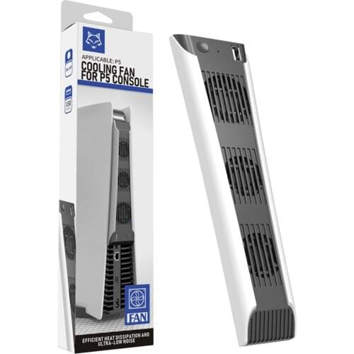 Cooling Vertical Stand for PS5 Controller Game Console Cooling Fan Radiators Bracket for Play Station PS5 Cooler Accessories