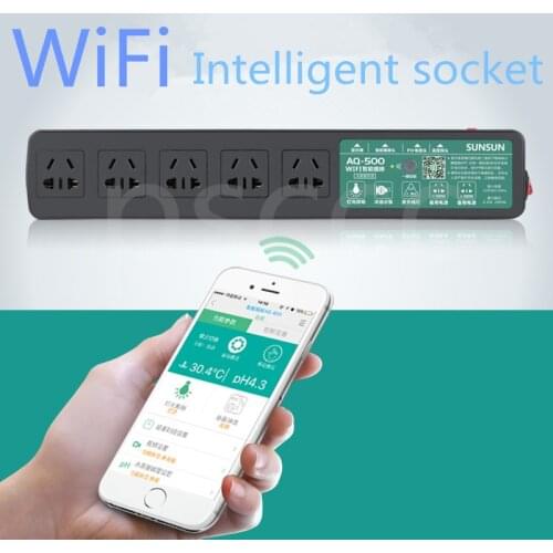 WIFI The intelligent controller of the intelligent socket box dedicated Aquarium timer switch socket