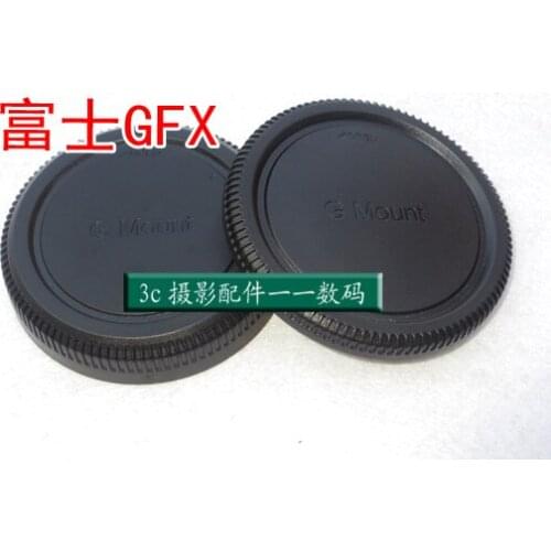 GFX Rear Lens Cap/Cover+Camera Body Cap for fujifilm g mount gfx 50s 50r camera