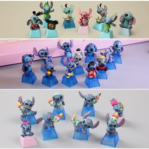 Personalized keycaps cute blue three-dimensional Keycap single mechanical keyboard keycaps