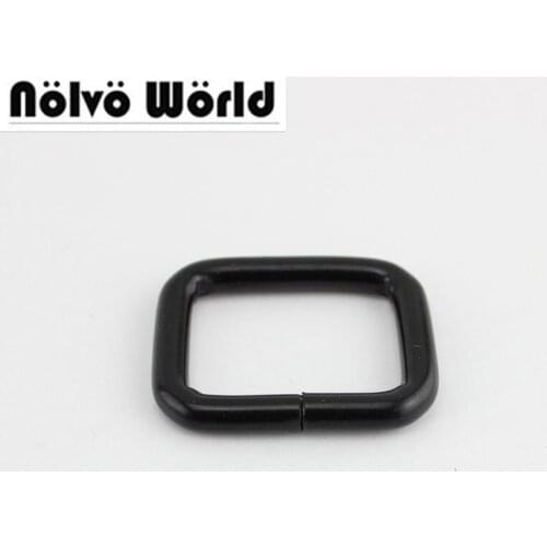 10pcs 50pcs 26mm Dark black High quality round edge NEW buckle square buckle fasteners accessories 5.0mm line diy