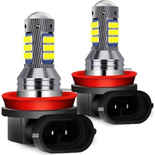 2Pcs H3 H11 H9 H8 9006 HB4 881 880 H27 High Quality 2016 LED Bulbs Auto Front Fog Lamps Car Anti Fog Light Foglamps 6000K White