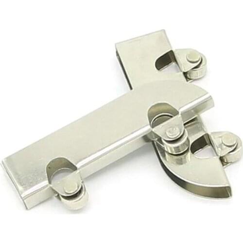 2PCS/Lot Stainless Steel Sliding Roller Pulley Display Cabinet Door, Sliding Wheel Kitchen Furniture, Clamp 5-6MM Glass