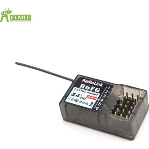 Six Channel Transmitter Gyro Receiver R6FG (for 2.4G 4CH LCD Transmitter) Fit 1/5 HPI ROVAN KM BAJA 5B 5T 5SC Toys Games PARTS
