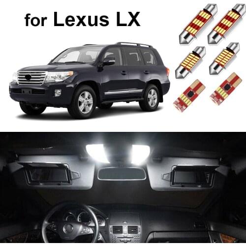 Canbus Car Led Interior Light Kit For Lexus LX 450 470 570 LX450 LX470 LX570 1996-2014 LED Bulbs