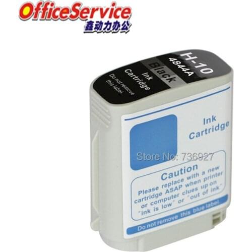 5 PCS Black Compatible ink Cartridge for HP10 HP 10, suit For Designjet 100 500 800 1200 2600 K850 inkjet printer (C4844A)
