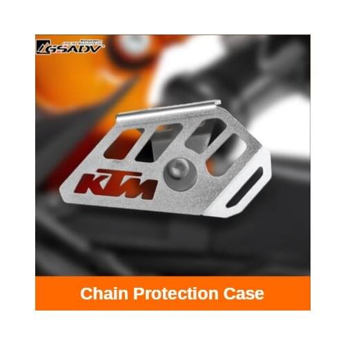 For KTM790 790ADV 790R 790Rally Chain Protection Case Box Steel Motorcycle Protect Security Parts Accessories