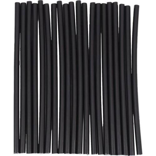 DIY Tools Accessories Repair 20 pcs 200mm Black Hot Melt Glue Sticks 7mm