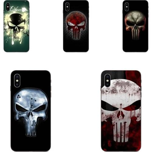 Punisher Top Detailed Popular TPU Black For Huawei nova 2 2S 3i 4 4e 5i Y3 Y5 II Y6 Y7 Y9 Lite Plus Prime Pro 2017 2018 2019