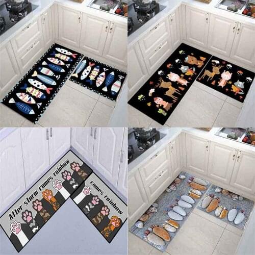 Kitchen Mat Anime Area Rugs Large Protective Floor Mat For Living Room Bathroom Anti-slip Carpet Long Hallway Doormat Outdoor
