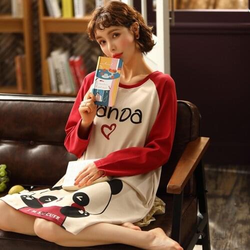 Женские ночные сорочки с рукавами LUOYIMENG China At AliExpress