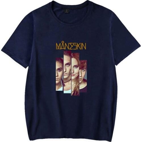 Fashion Ltaly Band Maneskin Print Spring Summer Holiday Street Graffiti Style Men/Women Casual T-shirt Novelty Clothing Tees