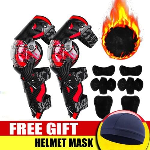 Mens Motorcycle KneePads Motocross Protective Gear Snowboard Knee Guard Mtb Hockey Knee Protection Equipment