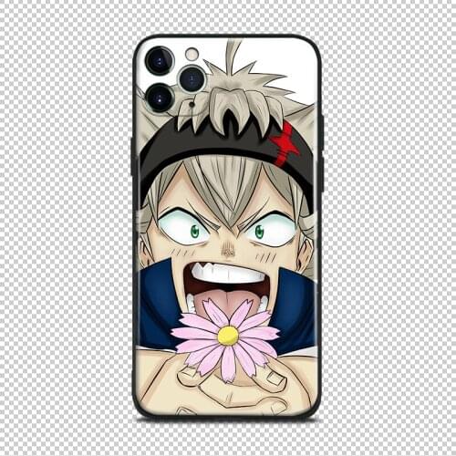 Asta Anime black clover For iPhone se 6 6s 7 8 plus x xr xs 11 pro max soft silicone phone case cover shell