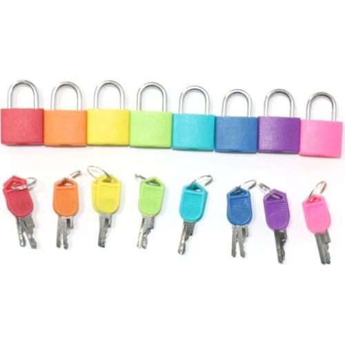8Pcs/Set Colorful Montessori Locks Keys Set Children Early Learning Educational Preschool Sensory Toys Kit