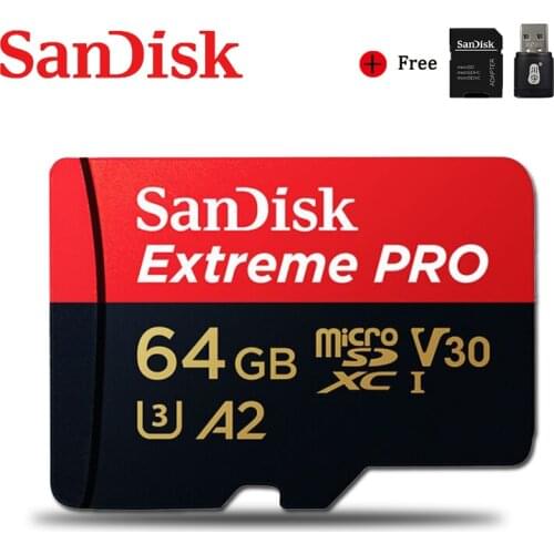 SanDisk Extreme Pro Ultra Micro SD 128GB 64GB 32GB 256GB 400GB Memory Card 32 64 128 gb Flash SD Card SD/TF MicroSD U1/U3 4K
