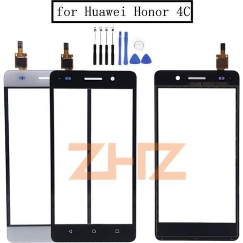 For Huawei Honor 4C Touch Screen for Huawei G Play Mini Touch Panel Front Glass Cover Front Outer Glass Lens Repair Parts