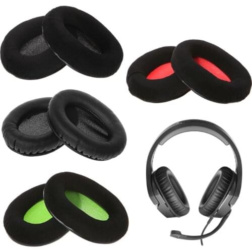 1 Pair Sponge Earpads Cushion Replacement For Kingston HSCD KHX-HSCP Hyperx Cloud II Headphones Accessories