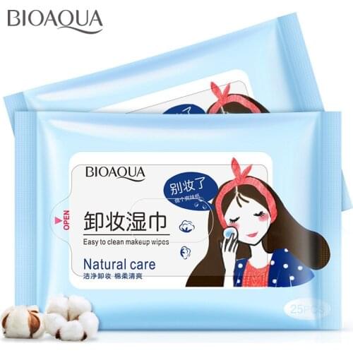 BIOAQUA Makeup Wipes Make up Remover Face Eye Deep Cleansing Cotton Pads Facial Cleansing Cloths removedor de maquiagem 2 bags