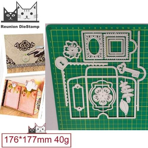 Cut Die Large Invitation Card Cut Metal Cutting Dies Scrapbooking Steel Craft Die Cut Embossing Paper Cards Stencils