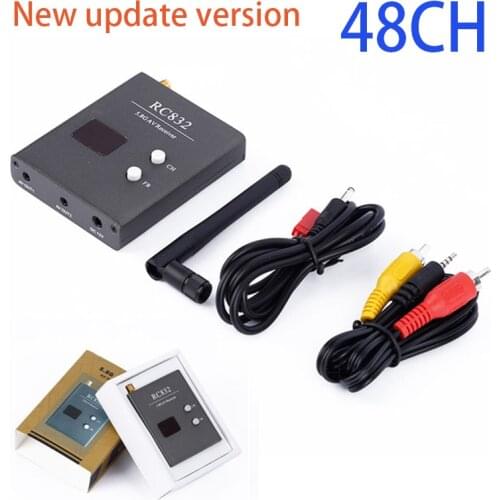 High quality RC832 Boscam FPV 5.8G 48CH Wireless AV Receiver for RC Drones monitor FPV Transmitter Quadcopter DIY Spare Parts