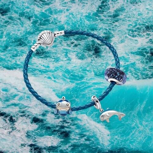 High Quality S925 Sterling Silver Fantasy Ocean Bracelet Set, Fashionable And Creative Diy Girly Bracelet, Gift For Girlfriend