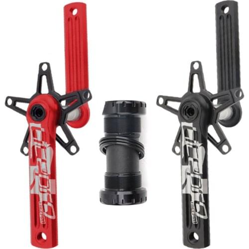 Litepro edgepro bicycle sprocket wheel mountain/folding road bike aluminum alloy suspension with five-claw hollow crank