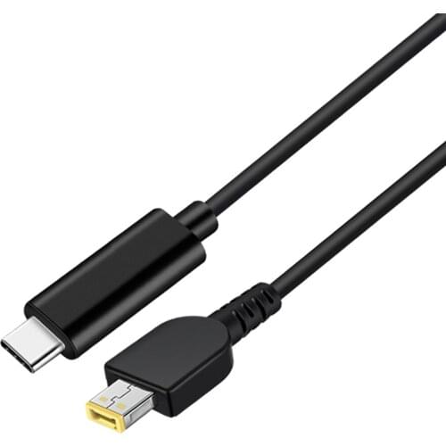 1.5M-4.9FT USB-C male head to DC small Square plug PD Notebook Fast Charging cable, computer Data Line